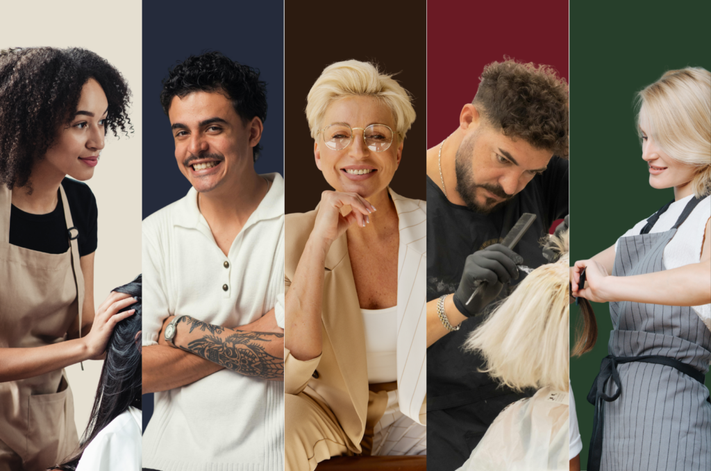 Sociétaires et artisans coiffeurs de la Coopérative - Groupe CAC